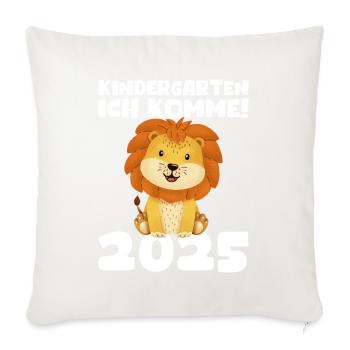 Kindergarten 2025 Kids Gift Kita 2025 Decoration - Sofa pillowcase 17,3'' x 17,3'' (45 x 45 cm) - natural white - Front