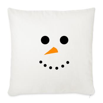 shirt de Noël - Housse de coussin décorative 45 x 45 cm - blanc nature - Devant