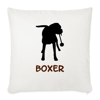 Boxer_2_cb - Sofakissenbezug 45 x 45 cm - Naturweiß  - Vorne