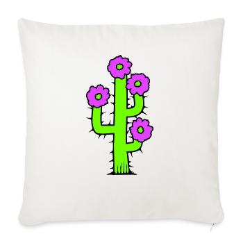 Cactus Plant Prickly Spiny Deserts Cacti - Sofa pillowcase 17,3'' x 17,3'' (45 x 45 cm) - natural white - Front