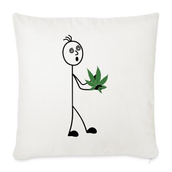 Hobby Gardener Figurine Stick - Housse de coussin décorative 45 x 45 cm - blanc nature - Devant