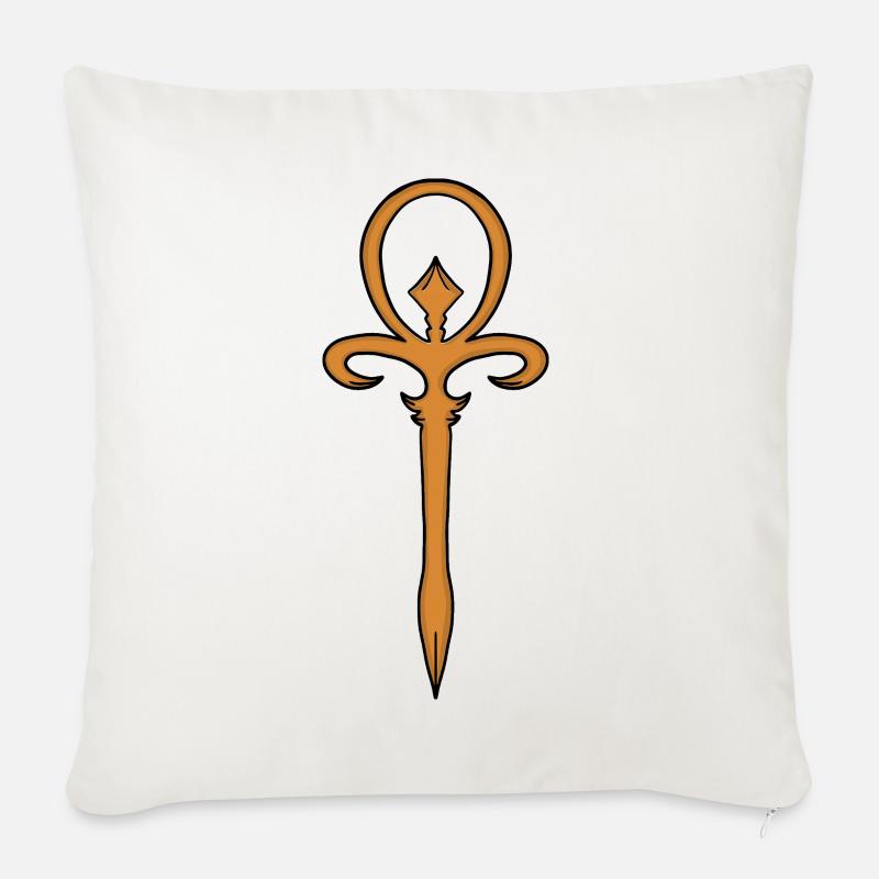 mystisches Symbol - Sofakissenbezug 45 x 45 cm - Naturweiß 