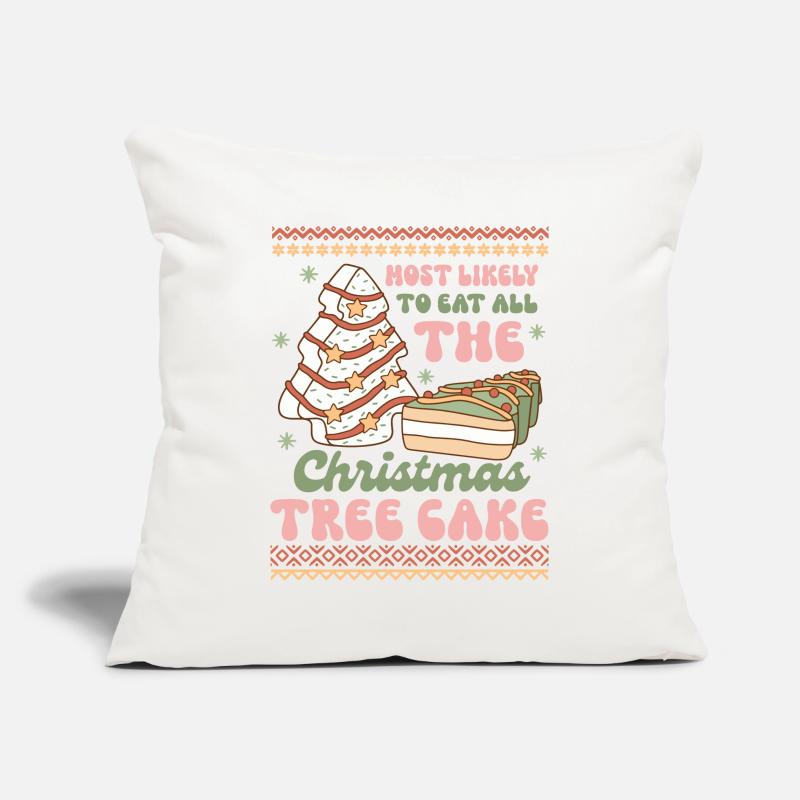 Pull de Noël moche Housse de coussin décorative 45 x 45 cm