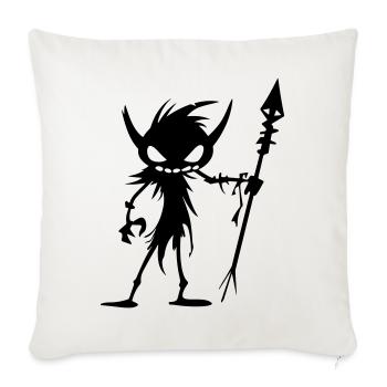Goblin Orc - Sofa pillowcase 17,3'' x 17,3'' (45 x 45 cm) - natural white - Front