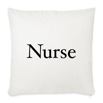 Best Nurse Ever - Infirmière - Nurse - Sofa pillowcase 17,3'' x 17,3'' (45 x 45 cm) - natural white - Front