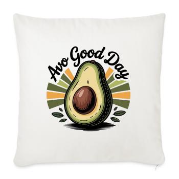 Avo Good Day - Sofa pillowcase 17,3'' x 17,3'' (45 x 45 cm) - natural white - Front