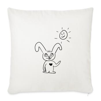 Good morning - Sofa pillowcase 17,3'' x 17,3'' (45 x 45 cm) - natural white - Front