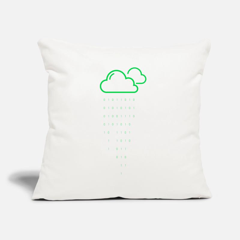 Cloud rain code Sofa pillowcase 17,3'' x 17,3'' (45 x 45 cm)