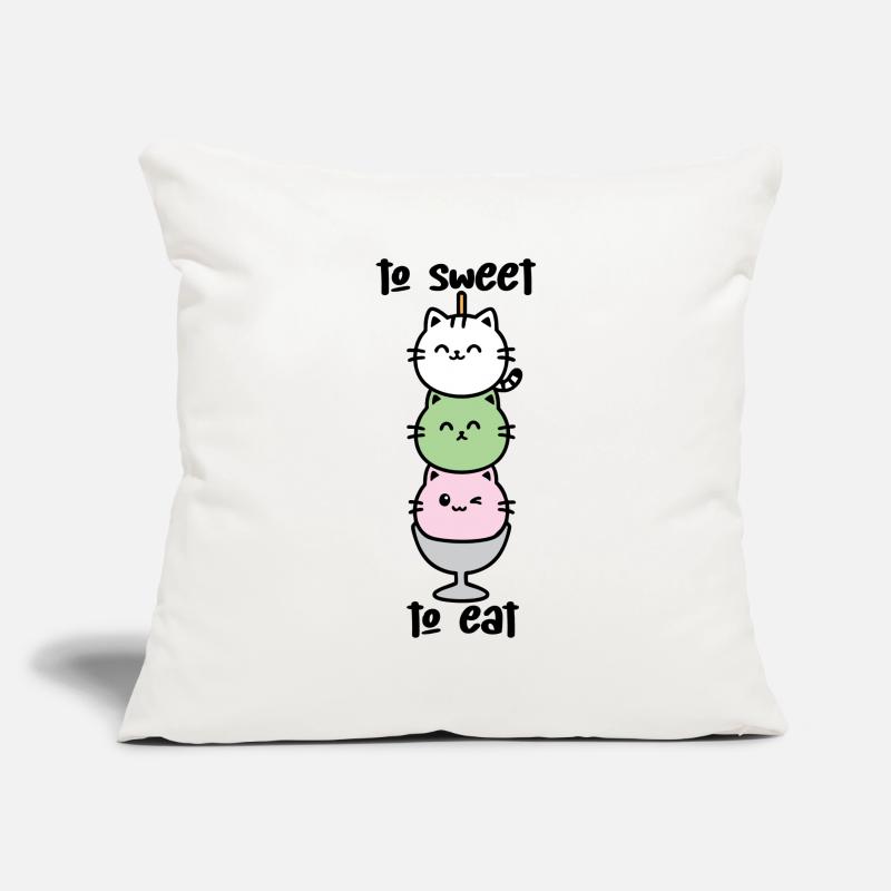 Katzen-Turm Eiscreme Stack Sofakissenbezug 45 x 45 cm