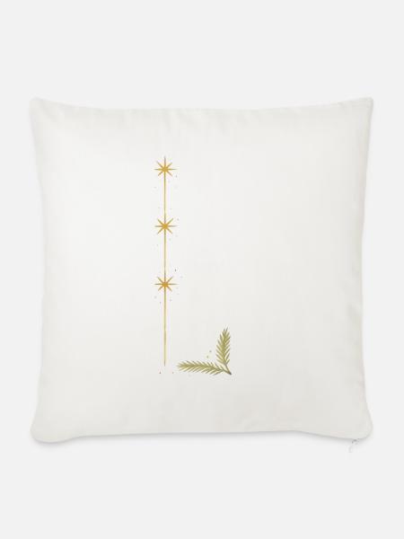 Silvester - Sofakissenbezug 45 x 45 cm - Naturweiß