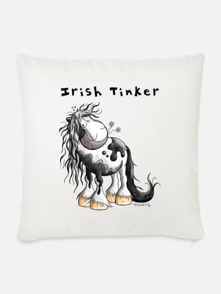 Süßer Irish Tinker - Sofakissenbezug 45 x 45 cm - Naturweiß 