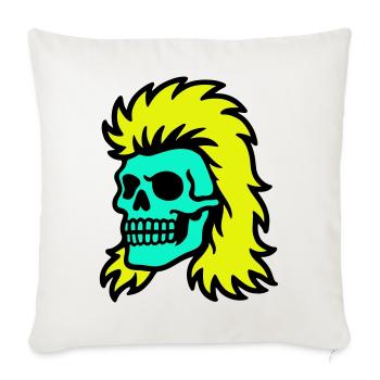 Crâne de mulet - Housse de coussin décorative 45 x 45 cm - blanc nature - Devant