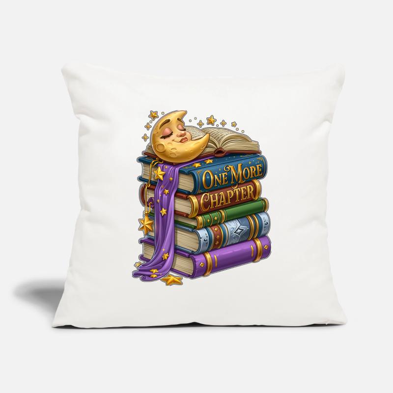 Noch ein Kapitel: Sleeping Moon Book Lover Sofakissenbezug 45 x 45 cm