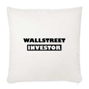 L’investisseur de Wall Street - Housse de coussin décorative 45 x 45 cm - blanc nature - Devant
