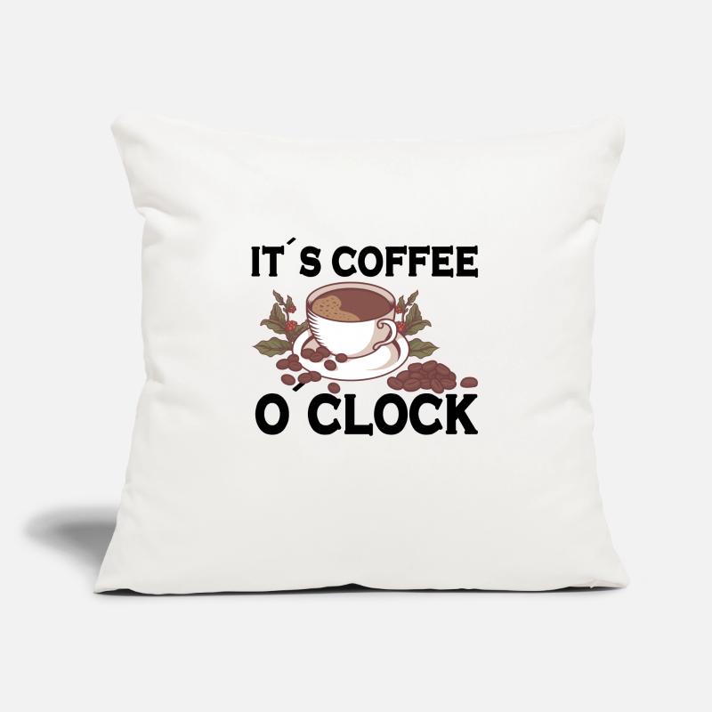 Coffee Lover Caffeine Molecule Java Latte Espresso Sofakissenbezug 45 x 45 cm