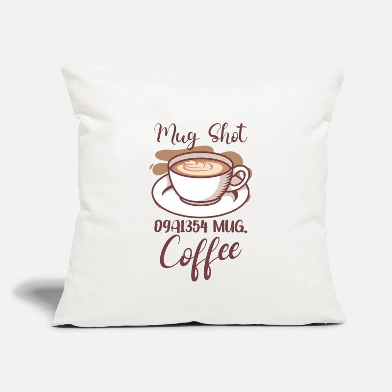 Coffee Lover Caffeine Molecule Java Latte Espresso Sofakissenbezug 45 x 45 cm