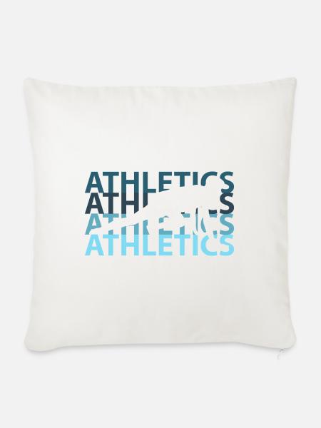 Athlet - Sofakissenbezug 45 x 45 cm - Naturweiß