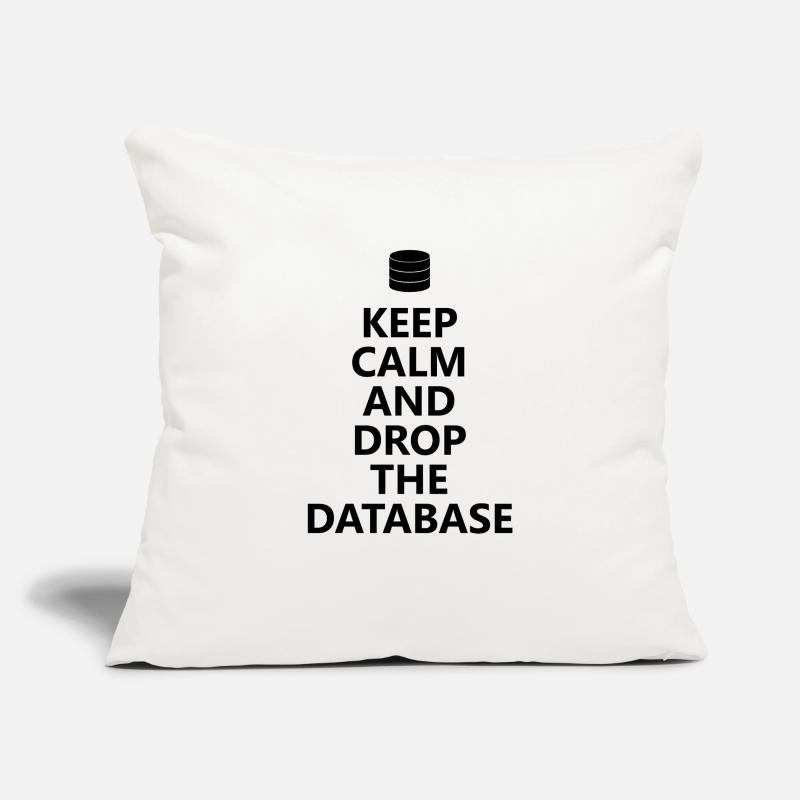 Database admin - keep calm Sofa pillowcase 17,3'' x 17,3'' (45 x 45 cm)