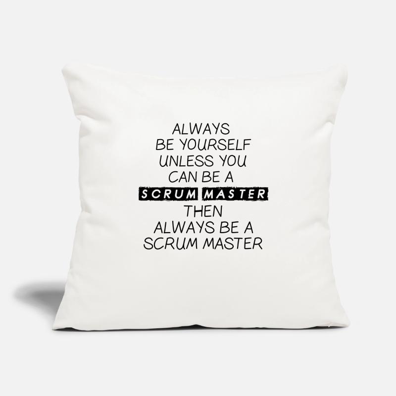 Scrum Master Agile Software Entwicklung Sofakissenbezug 45 x 45 cm