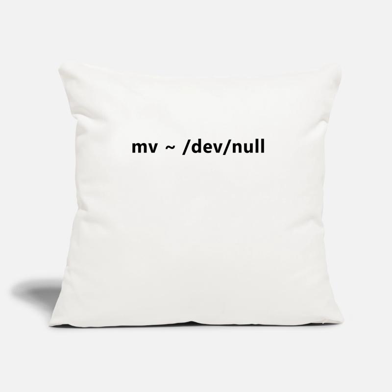 Commandes Linux dangereuses de Linux Admin Housse de coussin décorative 45 x 45 cm
