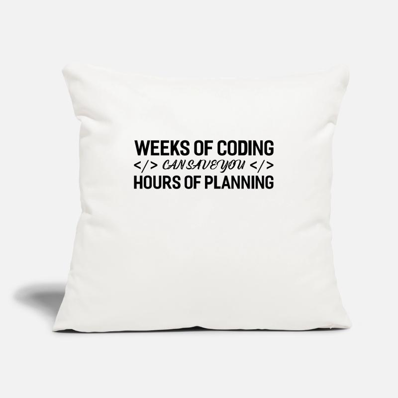 Programmeurs semaines De Coding Housse de coussin décorative 45 x 45 cm