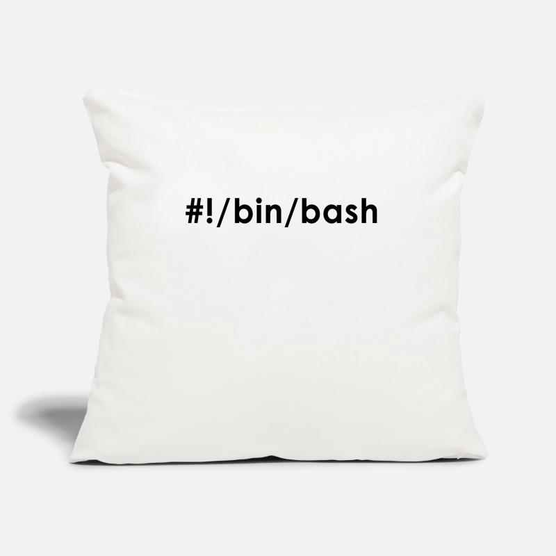 Programmierer Admin Devops Linux Bash Sofakissenbezug 45 x 45 cm