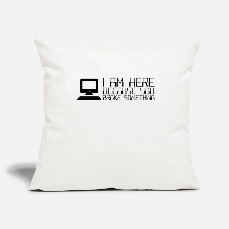 IT Computer IT Support IT Ticket System Sofa pillowcase 17,3'' x 17,3'' (45 x 45 cm)
