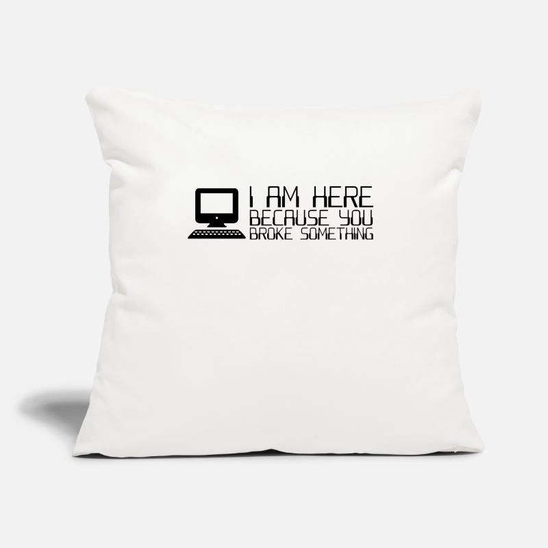 IT Computer IT Support IT Tickersystem Housse de coussin décorative 45 x 45 cm