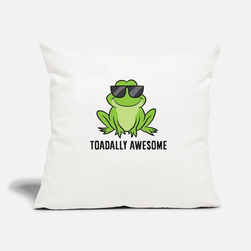 Cute Frog Lover Gift Toadally Awesome Funny Toad Sofakissenbezug 45 x 45 cm
