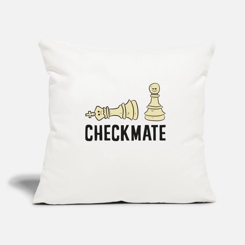Chess Checkmate Funny Chess Player Sofa pillowcase 17,3'' x 17,3'' (45 x 45 cm)