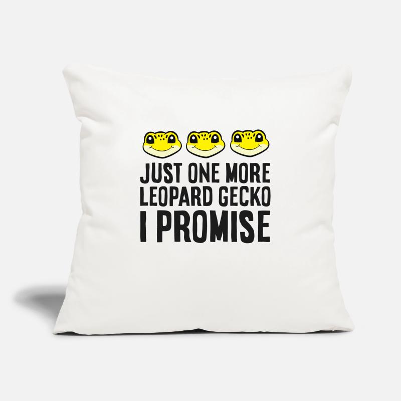 Nur noch ein Leopardgecko Ich verspreche Sofakissenbezug 45 x 45 cm