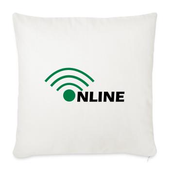 en ligne - Housse de coussin décorative 45 x 45 cm - blanc nature - Devant