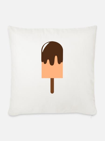 Eis - Sofakissenbezug 45 x 45 cm - Naturweiß
