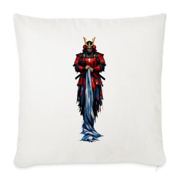 Red Warrior Samurai Coat - Sofa pillowcase 17,3'' x 17,3'' (45 x 45 cm) - natural white - Front