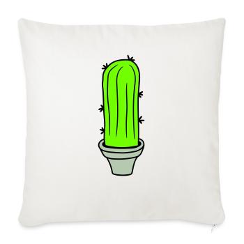 Cactus Plant Prickly Spiny Deserts Cacti - Sofa pillowcase 17,3'' x 17,3'' (45 x 45 cm) - natural white - Front