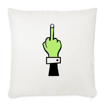 Zombie Main Majeur - Housse de coussin décorative 45 x 45 cm - blanc nature - Devant