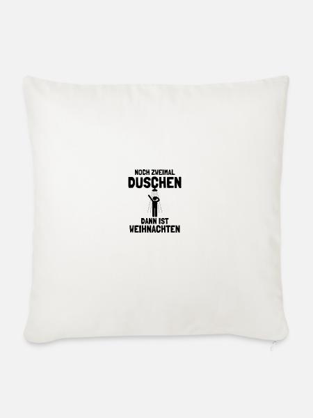Gaspreis 2022 Shirt Halloween Spruch Duschen Meme - Sofakissenbezug 45 x 45 cm - Naturweiß 