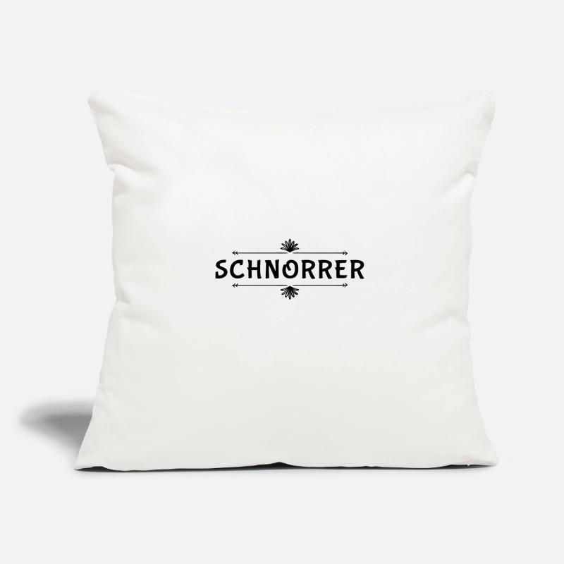 vor dir steht ein Schnorrer Sofakissenbezug 45 x 45 cm