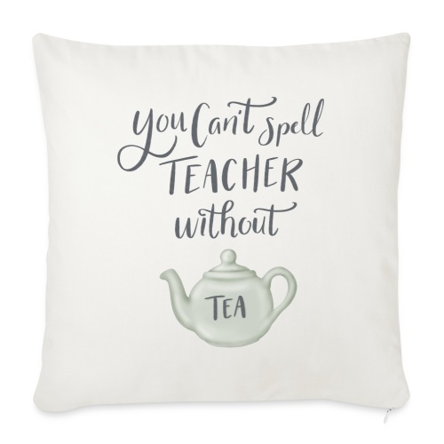 Tea teacher - Soffkuddsöverdrag, 45 x 45 cm
