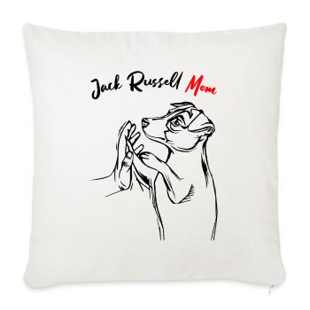 Jack Russell Terrier - Housse de coussin décorative 45 x 45 cm - blanc nature - Devant