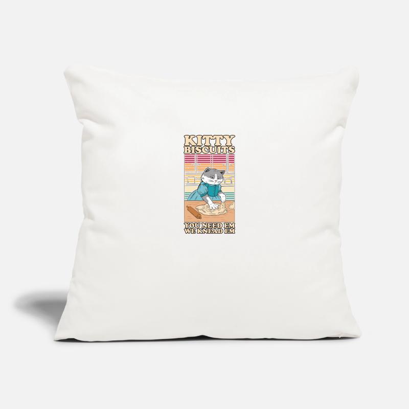 Kitty Biscuits Cat Cat Biscuits Baker Baker Housse de coussin décorative 45 x 45 cm