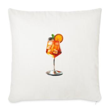 Un délicieux cocktail estival - Housse de coussin décorative 45 x 45 cm - blanc nature - Devant