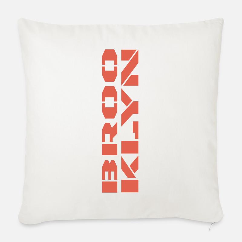 Brooklyn - Sofa pillowcase 17,3'' x 17,3'' (45 x 45 cm) - natural white