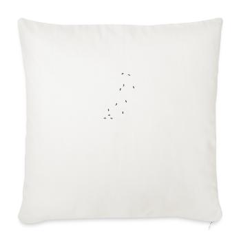 Fourmis insectes Insectes - Housse de coussin décorative 45 x 45 cm - blanc nature - Devant