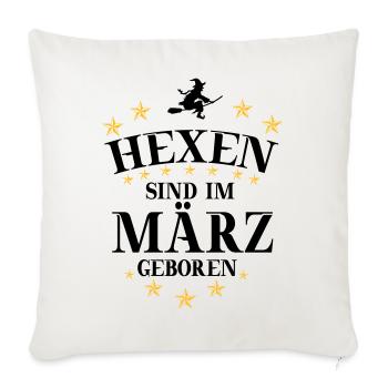 Witches March - Sofa pillowcase 17,3'' x 17,3'' (45 x 45 cm) - natural white - Front