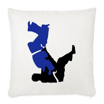 judo - Sofa pillowcase 17,3'' x 17,3'' (45 x 45 cm) - natural white - Front