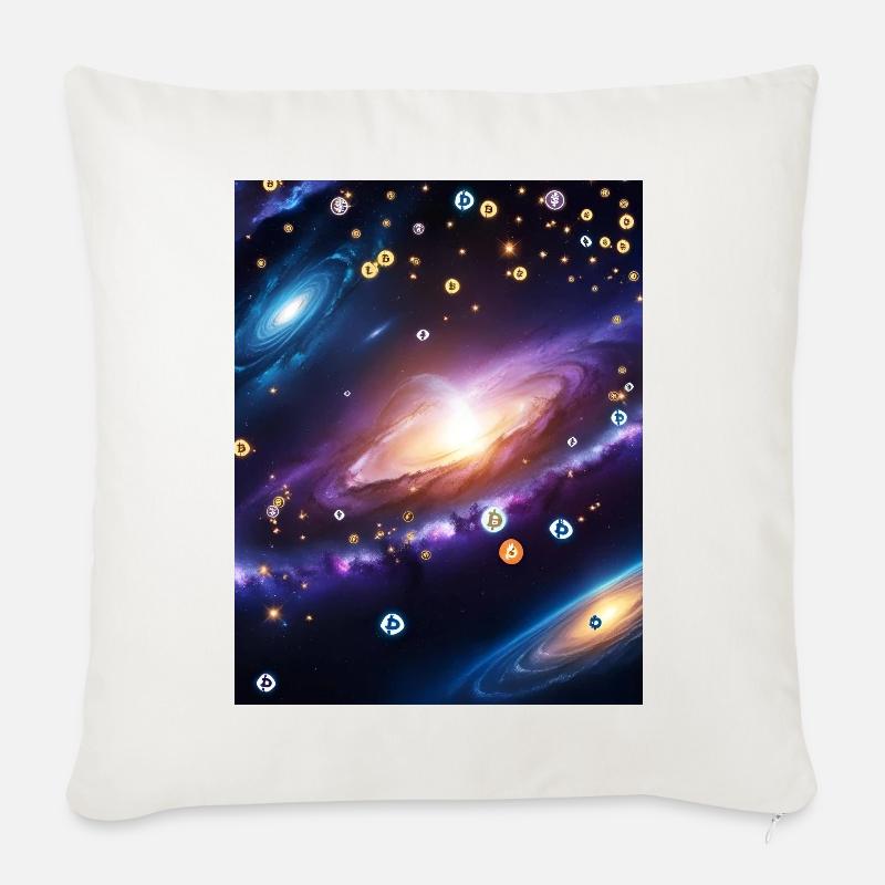 JensJensen - Sofakissenbezug 45 x 45 cm - Naturweiß 