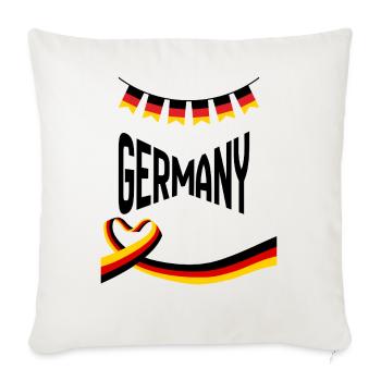 T_ShirtGEMANY - Sofa pillowcase 17,3'' x 17,3'' (45 x 45 cm) - natural white - Front