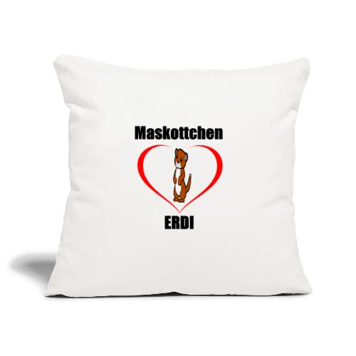 Heart mascot Erdi - Sofa pillowcase 17,3'' x 17,3'' (45 x 45 cm)