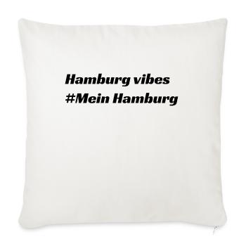 Hamburg - Sofakissenbezug 45 x 45 cm - Naturweiß  - Vorne